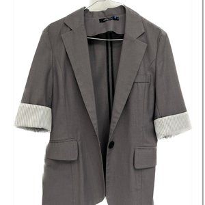 Thrifted Grey Blazer